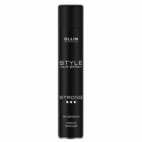 Лак для волос сильной фиксации OLLIN Style 500 мл